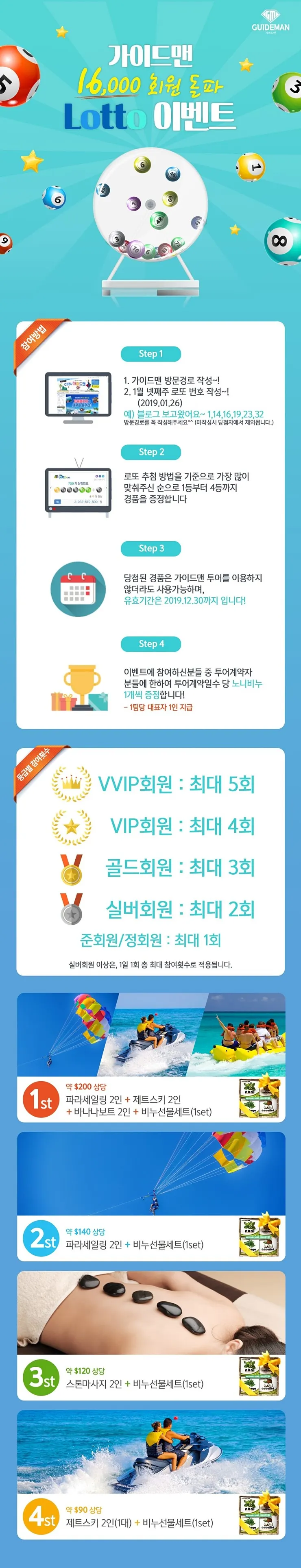 세부 현지여행사 가이드맨 로또 이벤트! 참여만해도 혜택이 팡팡!