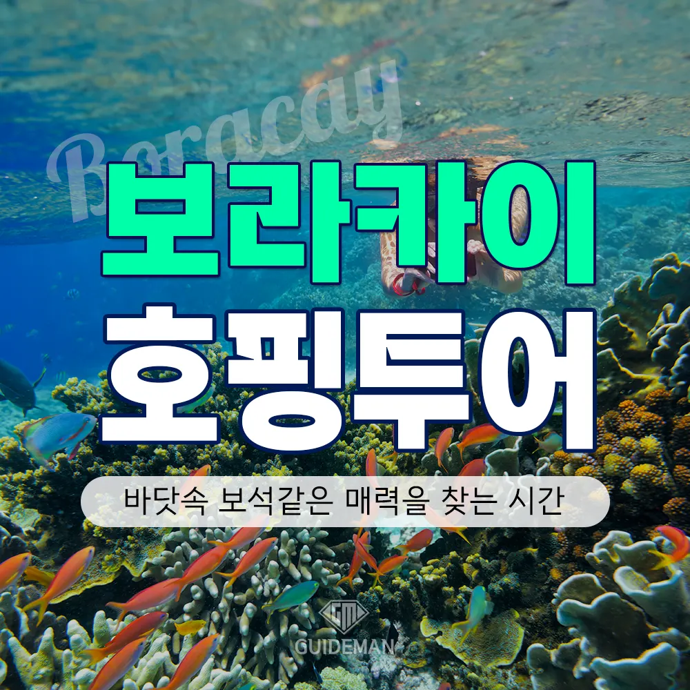 보라카이호핑투어 바닷속 보석같은 매력을 찾는 시간
