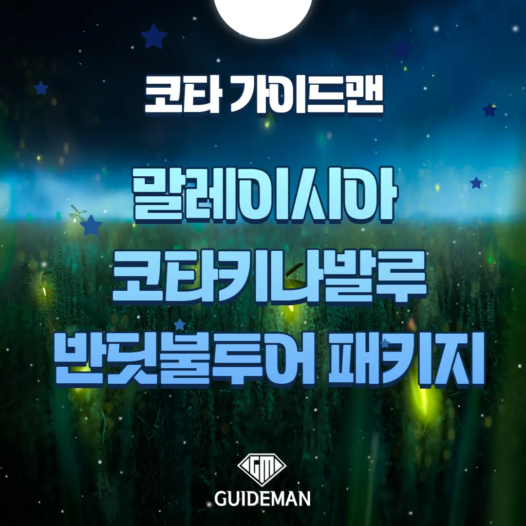 자연의 선물 말레이시아 코타키나발루 반딧불투어 패키지