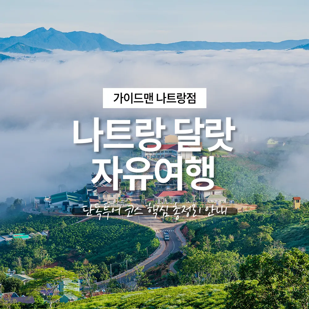 나트랑 달랏 자유여행 단독투어 코스 핵심 총정리 안내