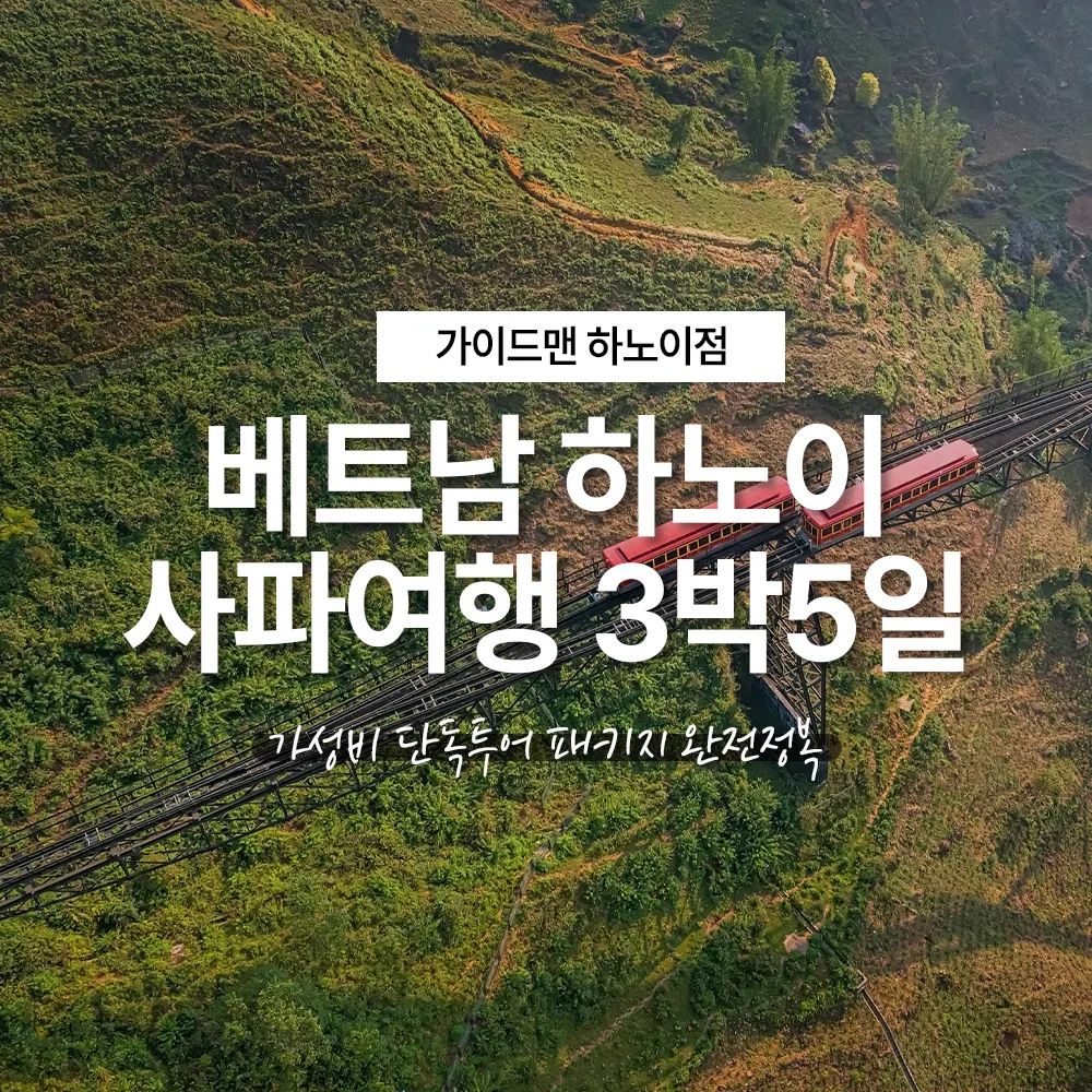 베트남 하노이 사파여행 3박5일 가성비 단독투어 패키지 완전정복