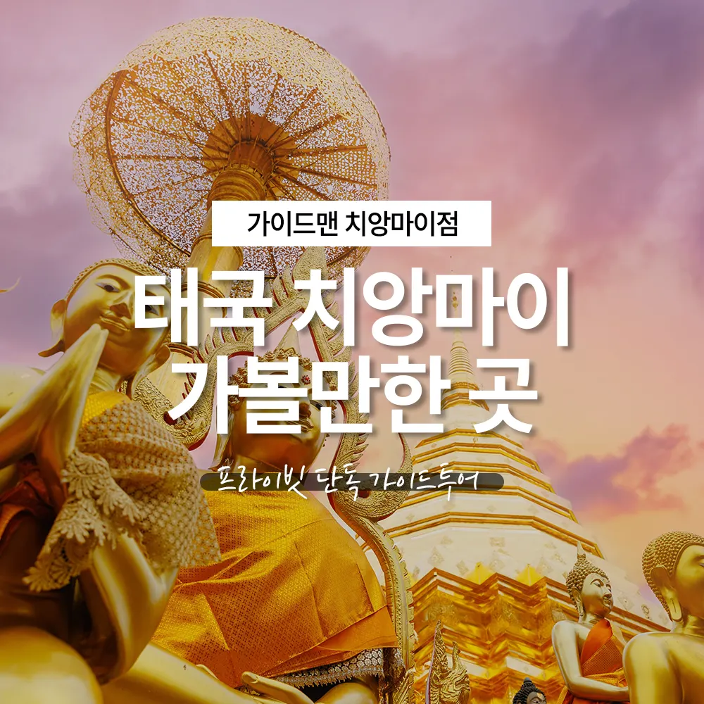 태국 치앙마이여행 가볼만한 곳 프라이빗 단독 가이드투어