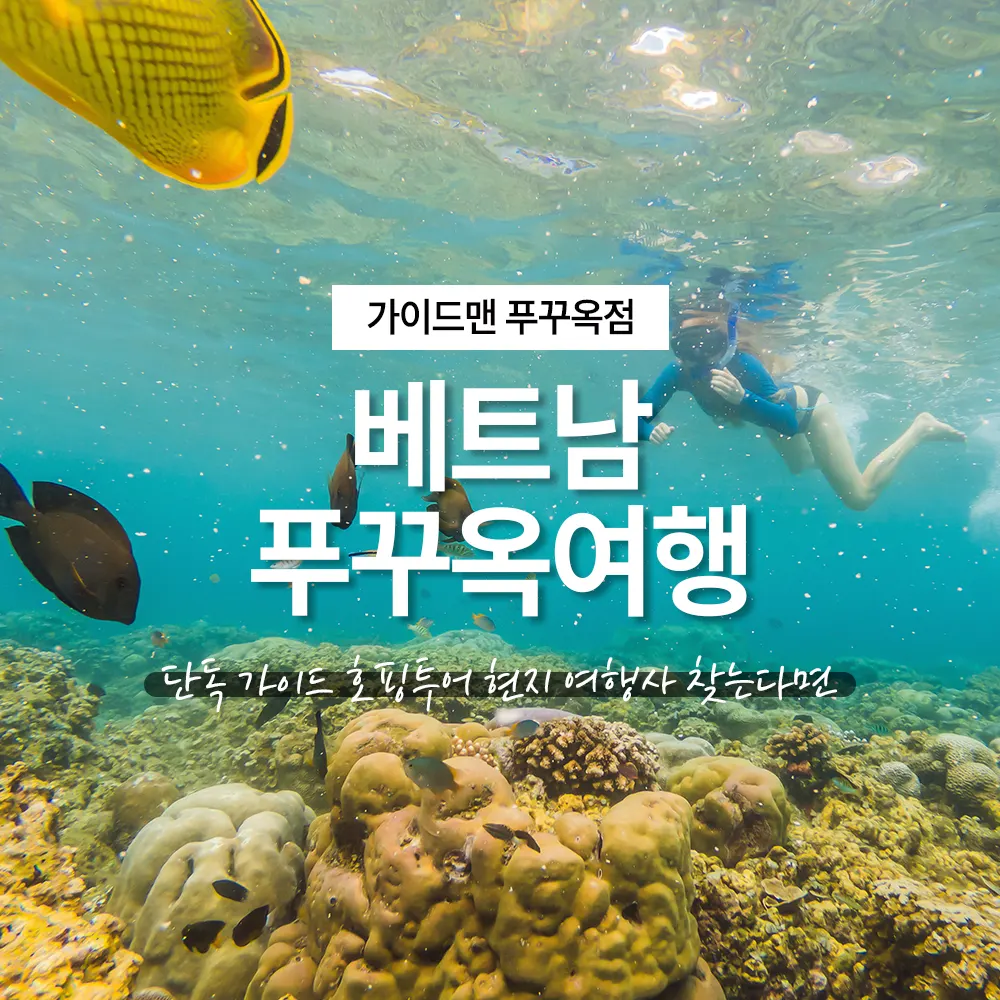 베트남 푸꾸옥여행 단독가이드 호핑투어 현지 여행사 찾는다면